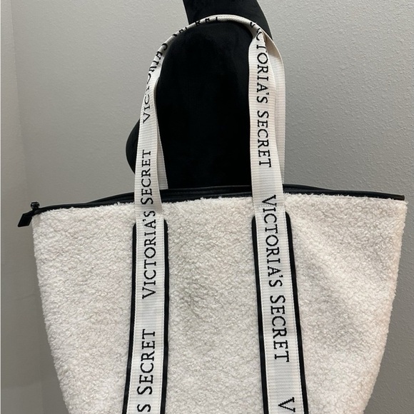 Victoria's Secret White Tote Minimalist Design - Picture 1 of 10